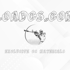 Minimalistic Black and White GUI with background