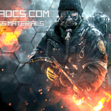 Flame Soldier GUI with background